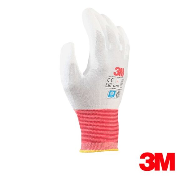 3M GUANTES G750 NYLON PU BLANCO